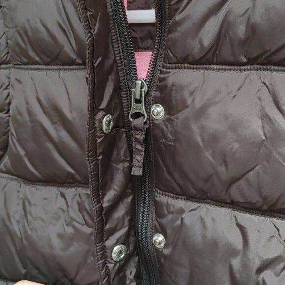 JOE Fresh kids brown pink autumn sleeveless vest XS 4-5 years - Picture 4 of 5